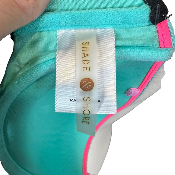Shade Shore Bikini Top Strapless Womens Padded Wired Adjustable Push Up 90s 38B - Picture 8 of 10